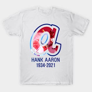 Memories hank aaron 1934-2021 T-Shirt